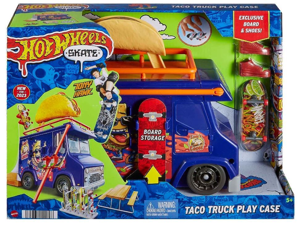 Hot Wheels Skate Taco Truck Play Case (HMK00)