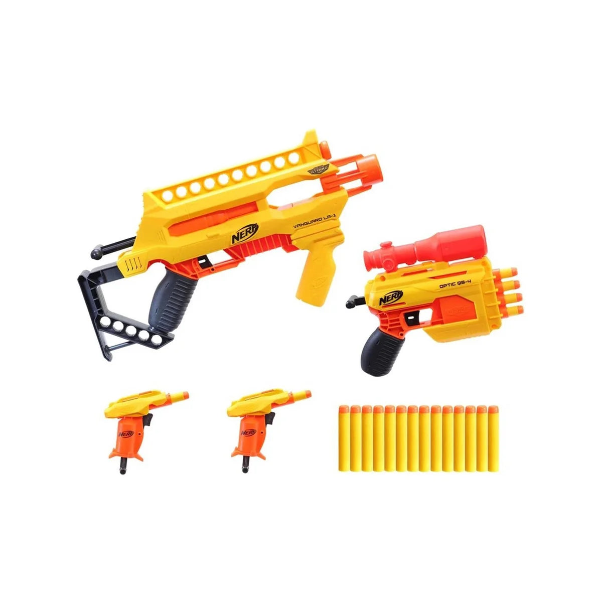 Arma w zestawie piechoty (żółty) 32x68 cm Alpha Strike Nerf