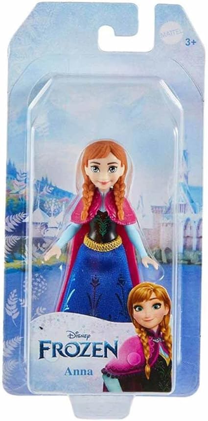 Mattel Disney Frozen - Anna mała lalka (9 cm) (HPD46)