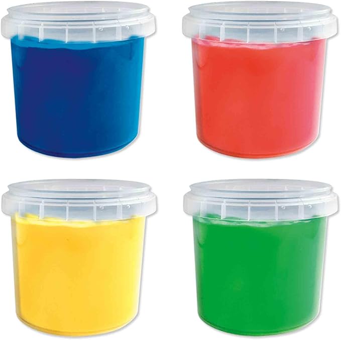 Barva za prste 4 osnovne barve x 110 ml