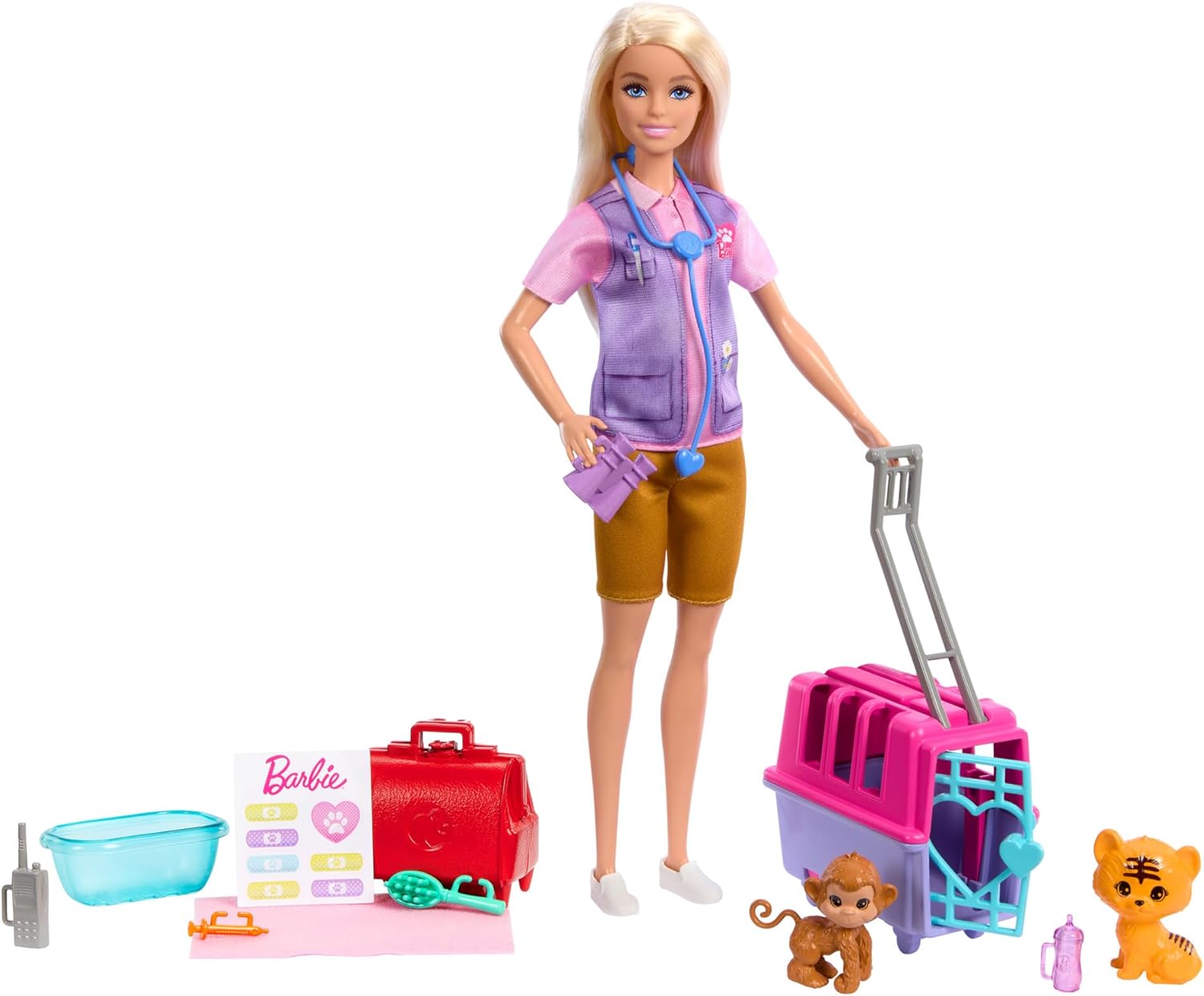 Mattel Barbie® Możesz być kimkolwiek - Ratownik dzikich zwierząt (HRG50)