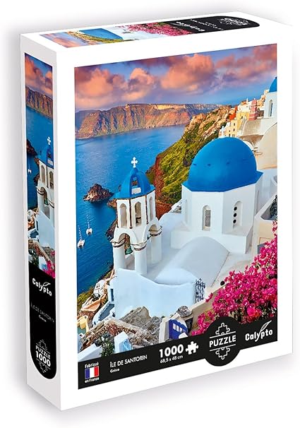 Puzzle 1000 sztuk - Krajobraz - Santorini - Grecja