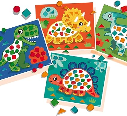 Učenje izdelave dino mozaikov