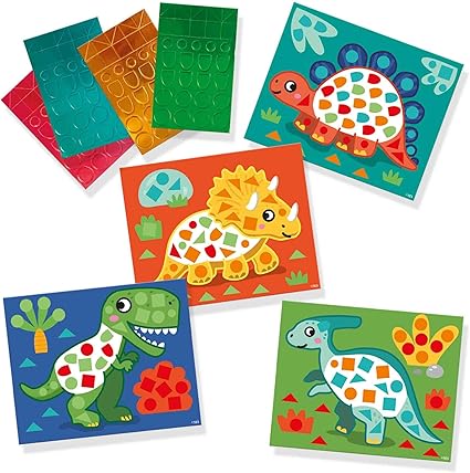 Učenje izdelave dino mozaikov