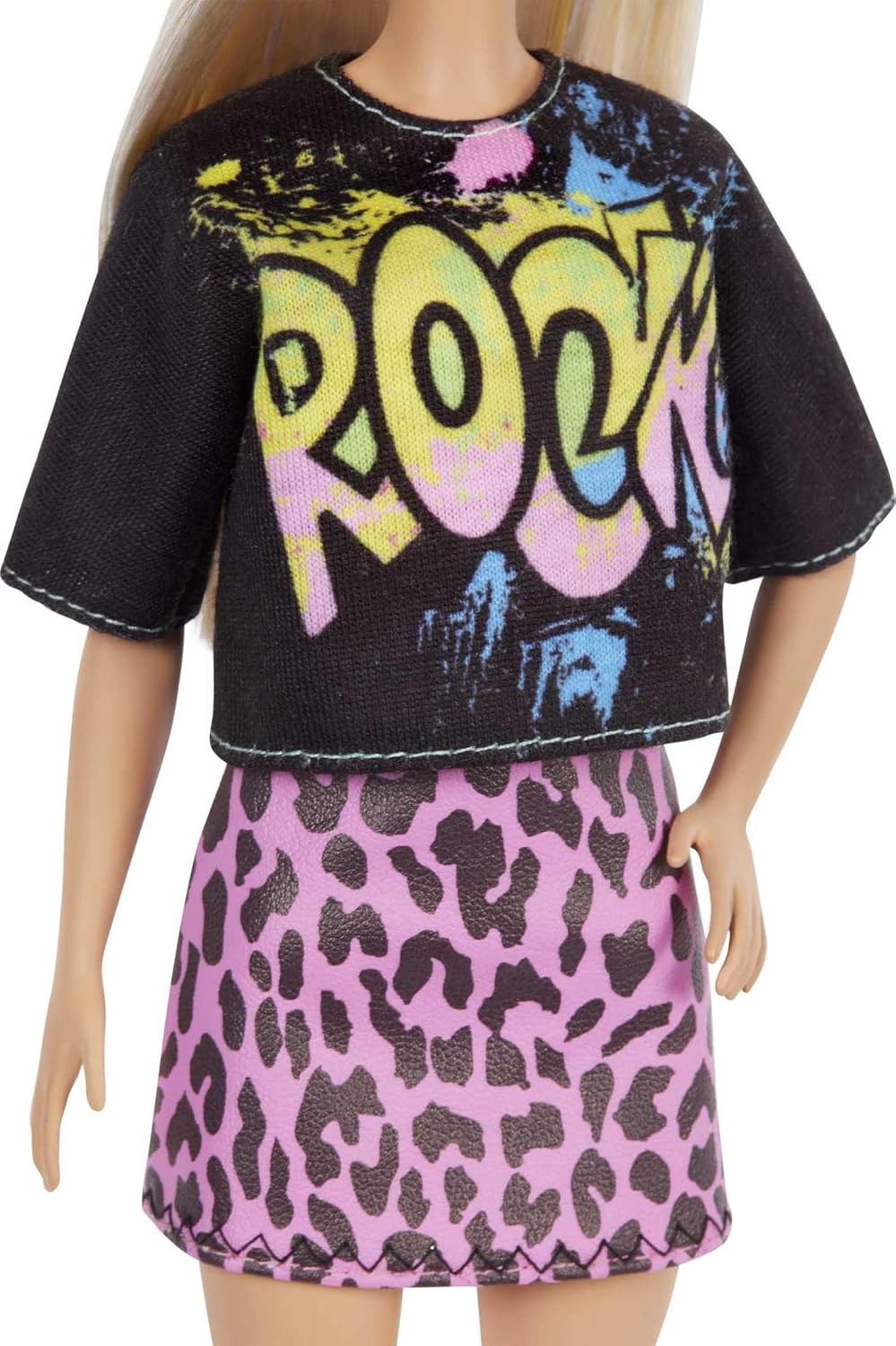Barbie Fashionista Doll z Rock'n'Roll Oblačili (GRB47)