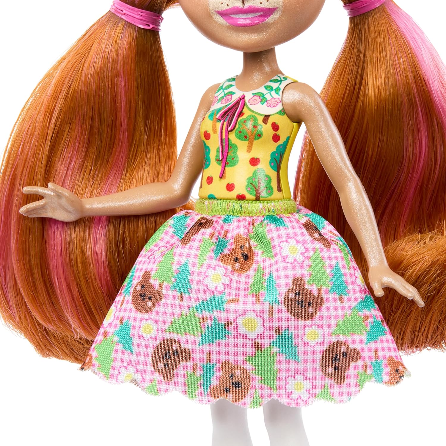 Mattel Enchantimals Mini Lalka - Biloxi Niedźwiedź & Trail (HTP81)