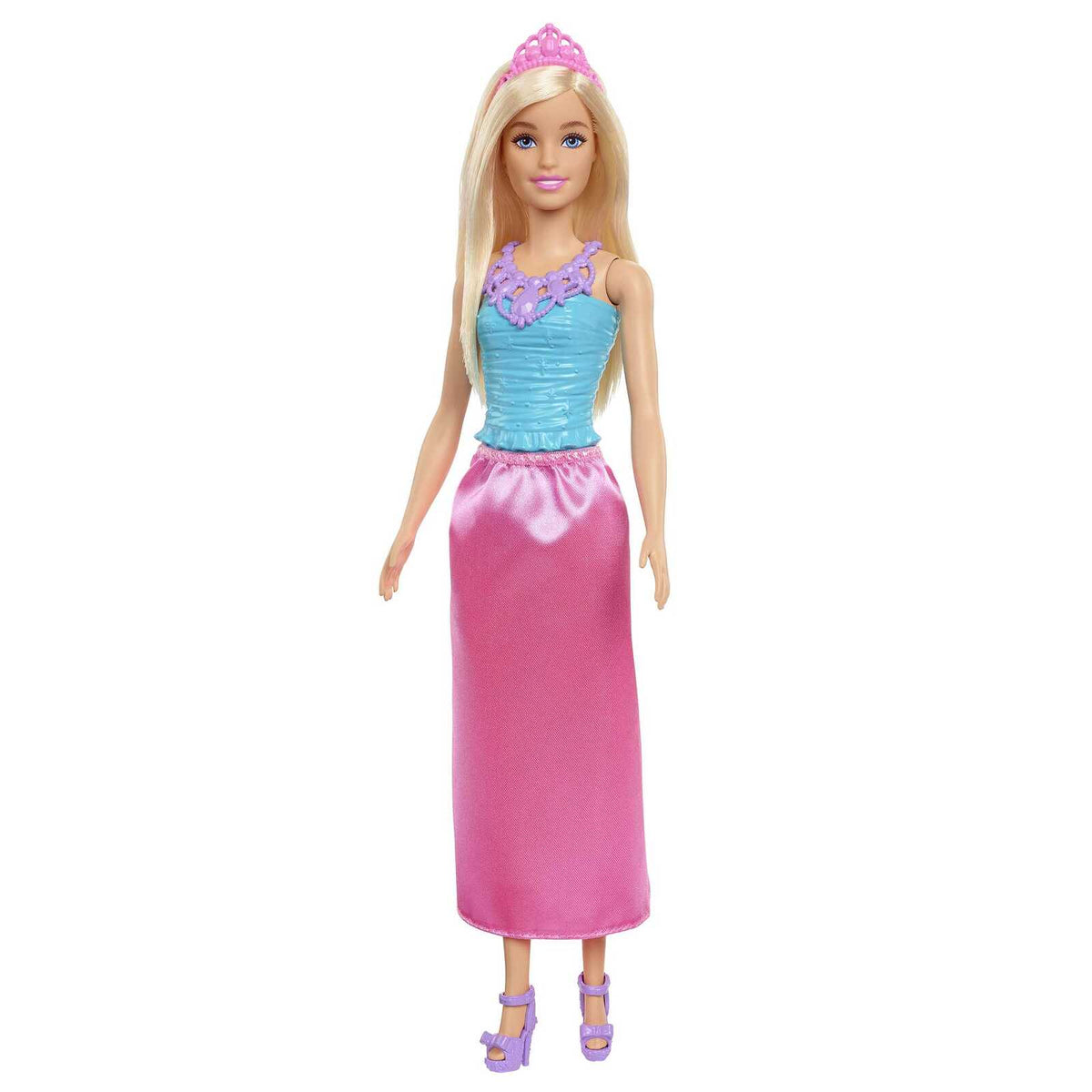 Mattel Barbie - Lutka z roza obleko in blond lasmi (HGR01)