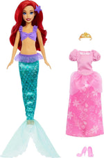Mattel Disney Princess - 2 w 1 od syrenki do księżniczki Ariel (HMG49)
