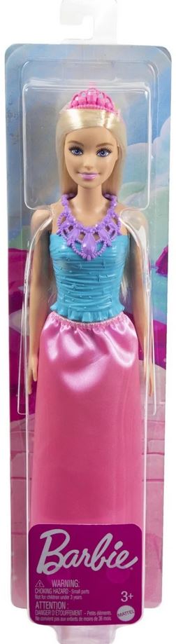 Mattel Barbie - Lutka z roza obleko in blond lasmi (HGR01)