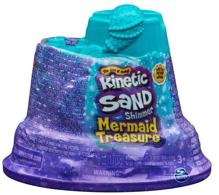 Kinetic Sand Shimmer - Pojemnik na skarb syrenki (6064334)