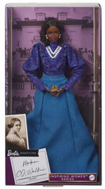 Mattel Barbie Signature - Madam CJ Walker, lalka o ciemnej karnacji (HBY00)