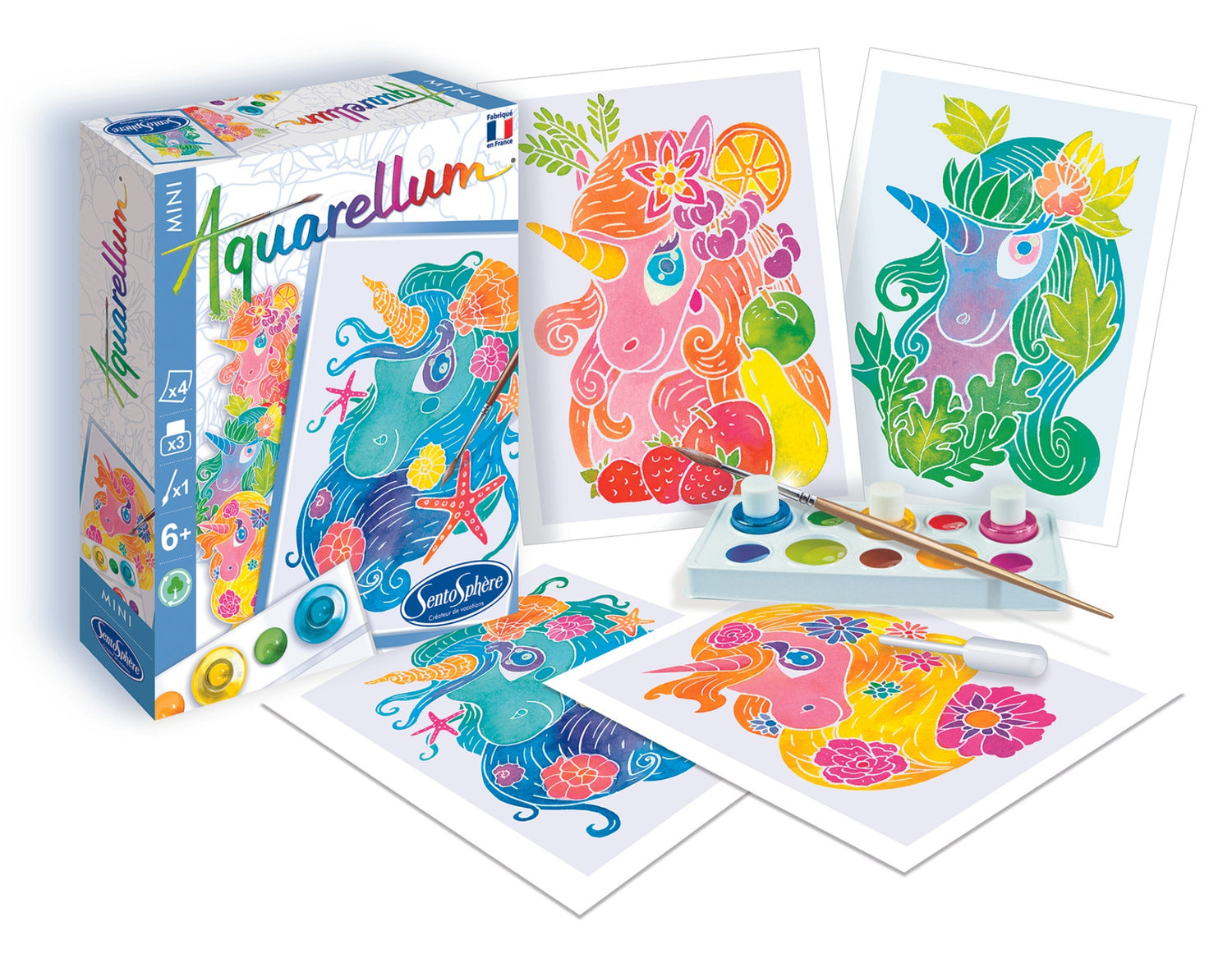 Aquarellum Mini - Jednorożce