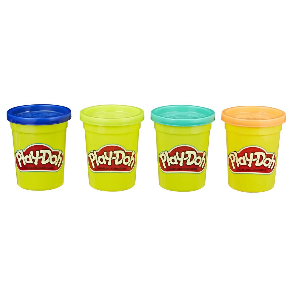 Hasbro Play-Doh Wild Color puszki (zestaw 4 sztuk) (E4867)