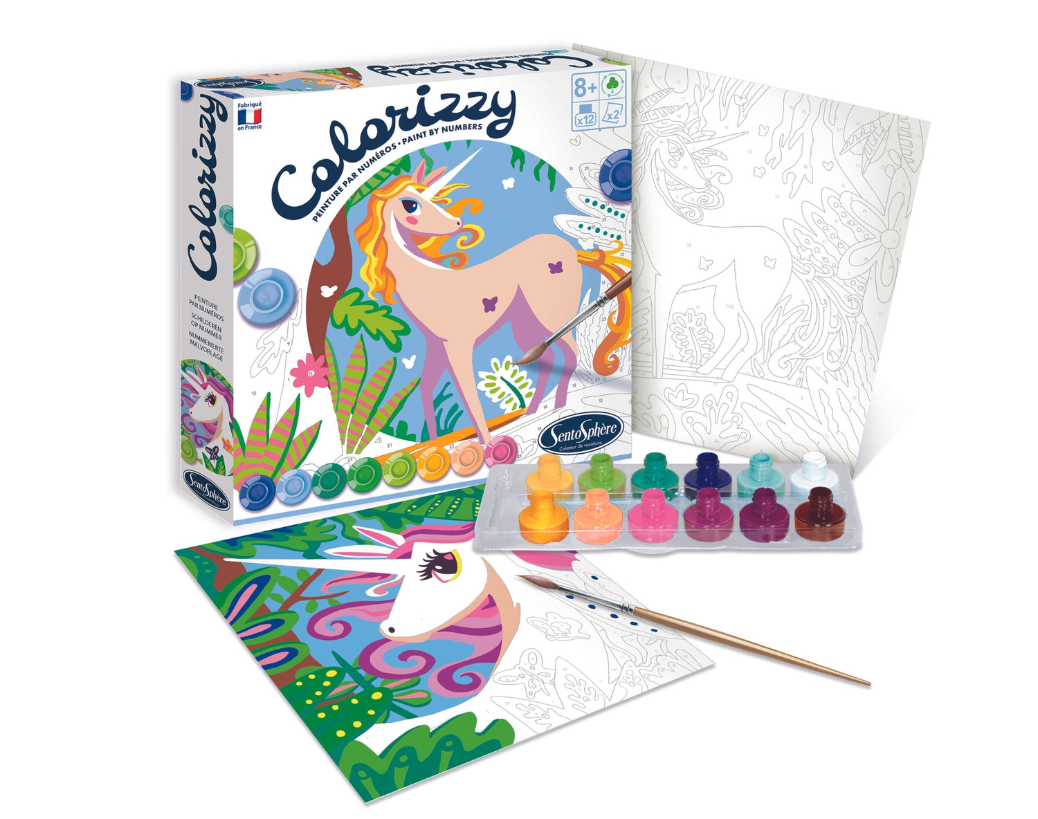 Colorizzy Malowanie po numerach Jednorożce