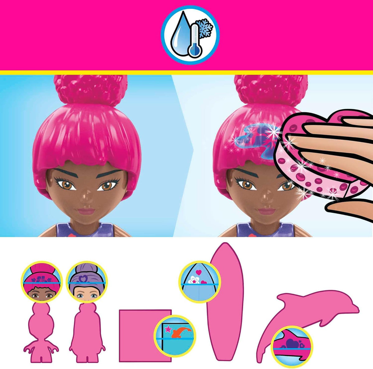 Mattel Mega blocks Barbie - Pustolovščina z delfini (HHW83)