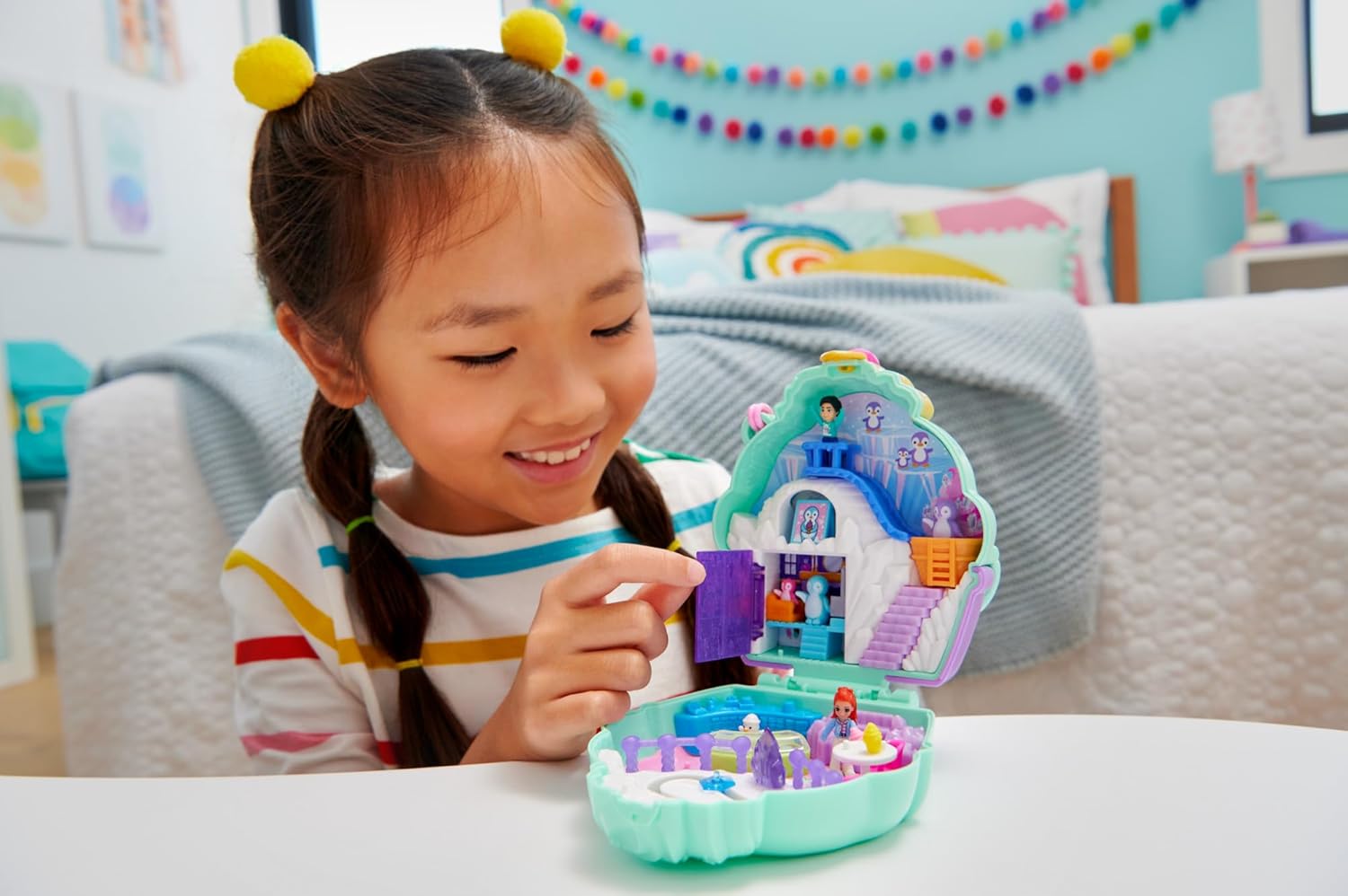 Mattel Polly Pocket: Zestaw z uroczym śnieżnym pingwinem (HRD34)