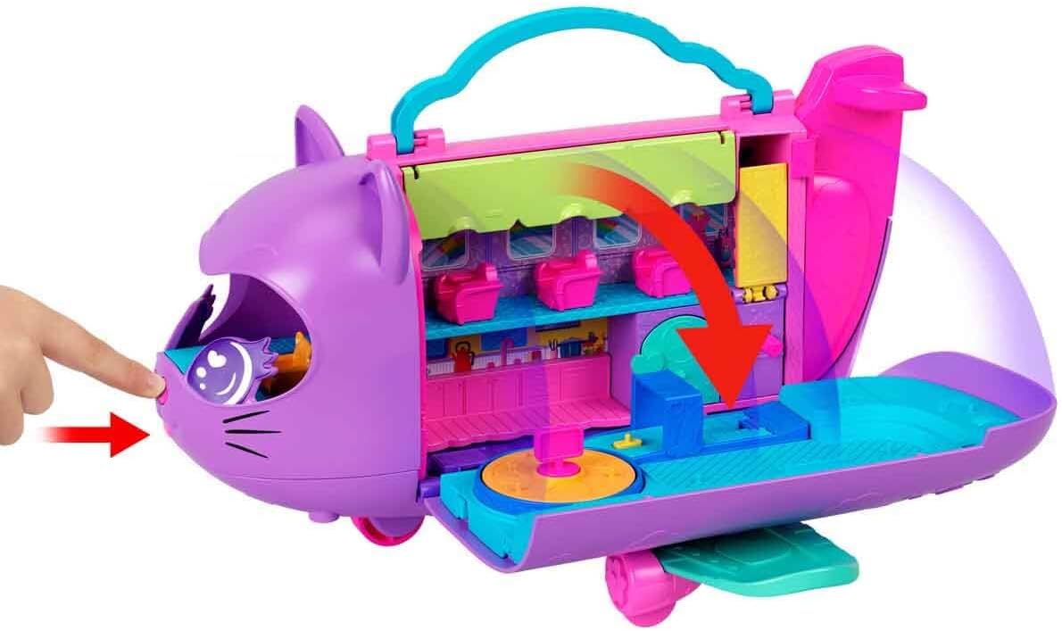 Mattel Polly Pocket: Przygody w Rio - Przekształcający się Kitty Airways (HWP19)
