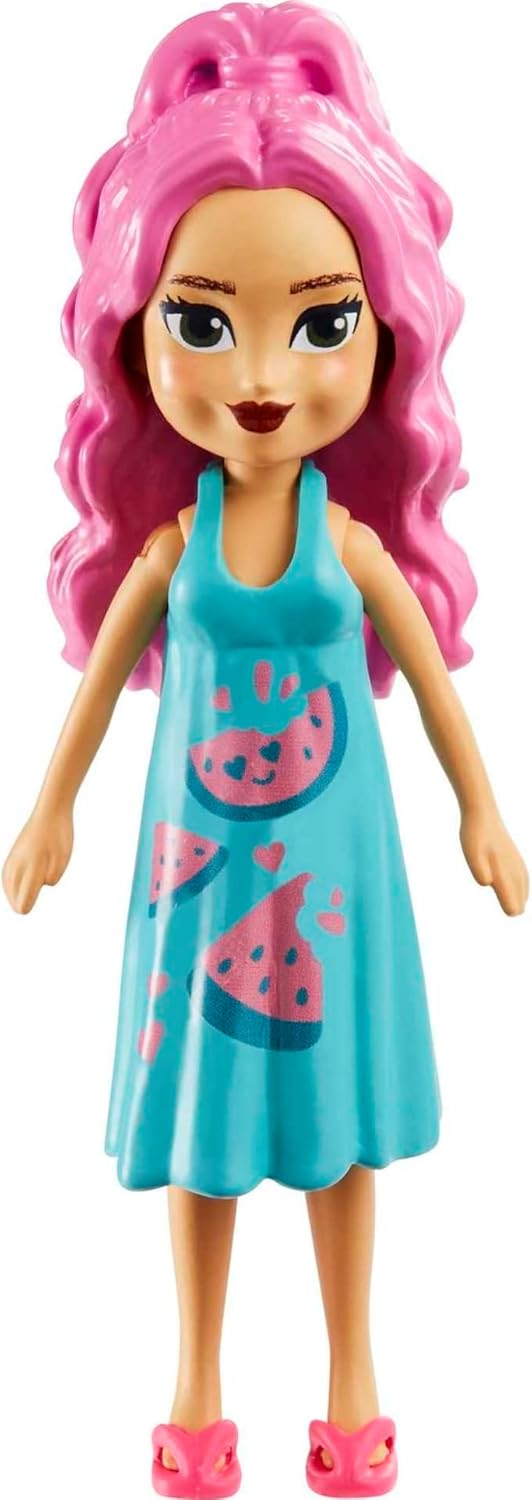 Mattel Polly Pocket - Modny zestaw na imprezę w basenie owocowym (HKV95)