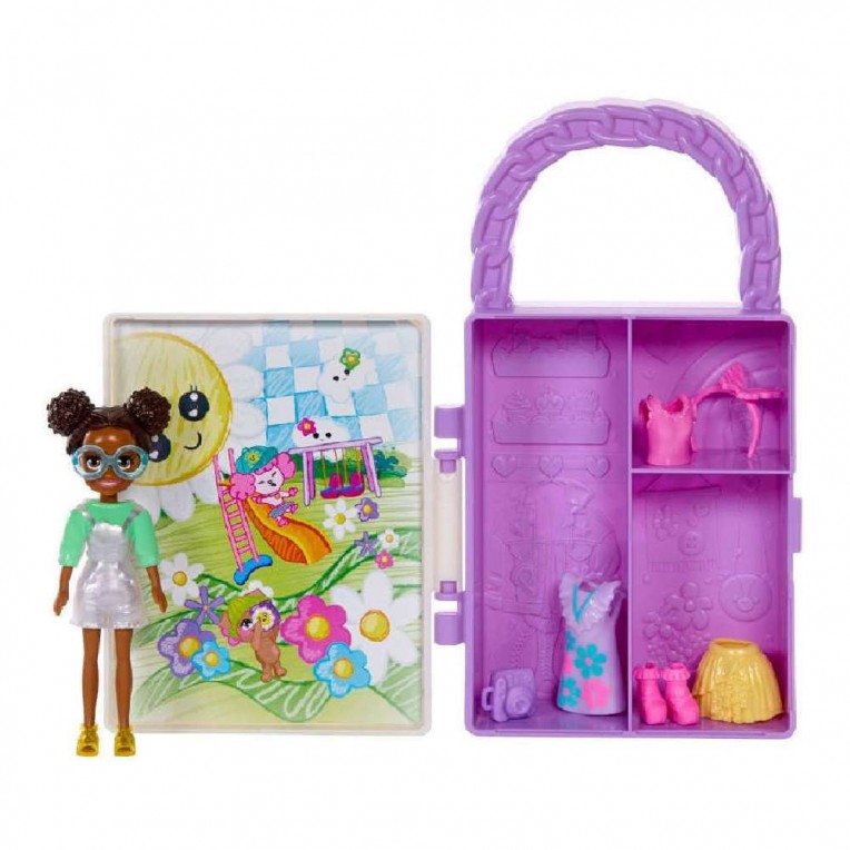 Mattel Polly Pocket - Lil' Styles Case Biała (HTV03)