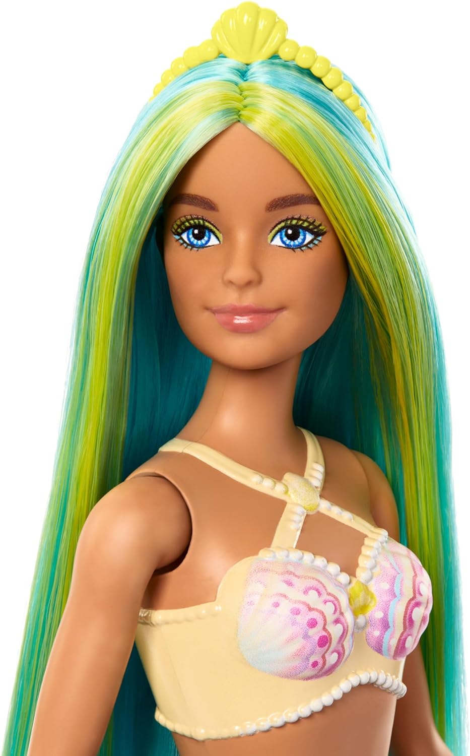 Mattel Barbie Dreamtopia - Zielono-niebieska syrenka (HRR03)