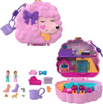Mattel Polly Pocket: Kompaktowa szkatułka do pielęgnacji i uroku - Pudel (HKV35)