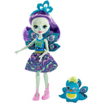 Mattel Enchantimals Mini lalka - Patter Peacock & Flap (FXM74)