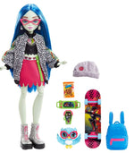 Mattel Monster High: Lalka Ghoulia Yelps z lalką i akcesoriami Sir Hoots (HHK58)