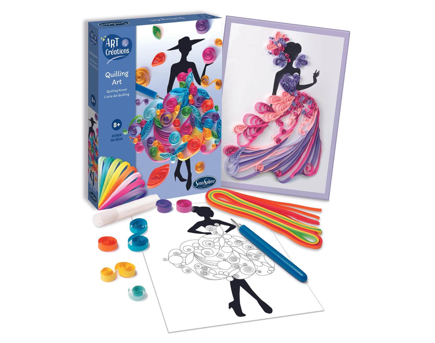 Art & Creations Quilling Art - Suknie marzeń