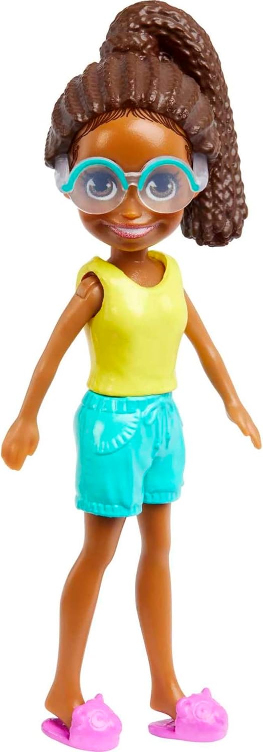 Mattel Polly Pocket - Szafa z pudełkami na modę o tematyce pandy (HKW05)