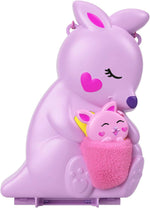 Mattel Polly Pocket - Torebka Mama & Joey Kangur (HKV50)