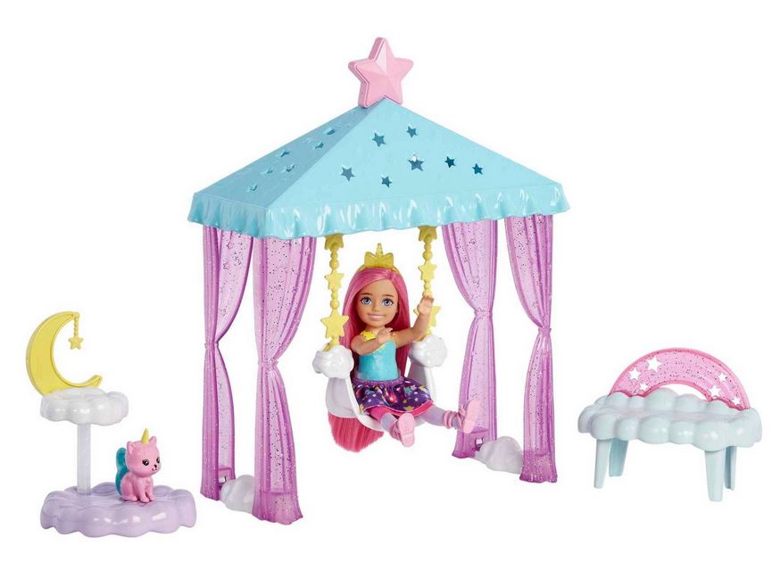 Mattel Barbie - Lalka z bajkowym zestawem (HLC27)