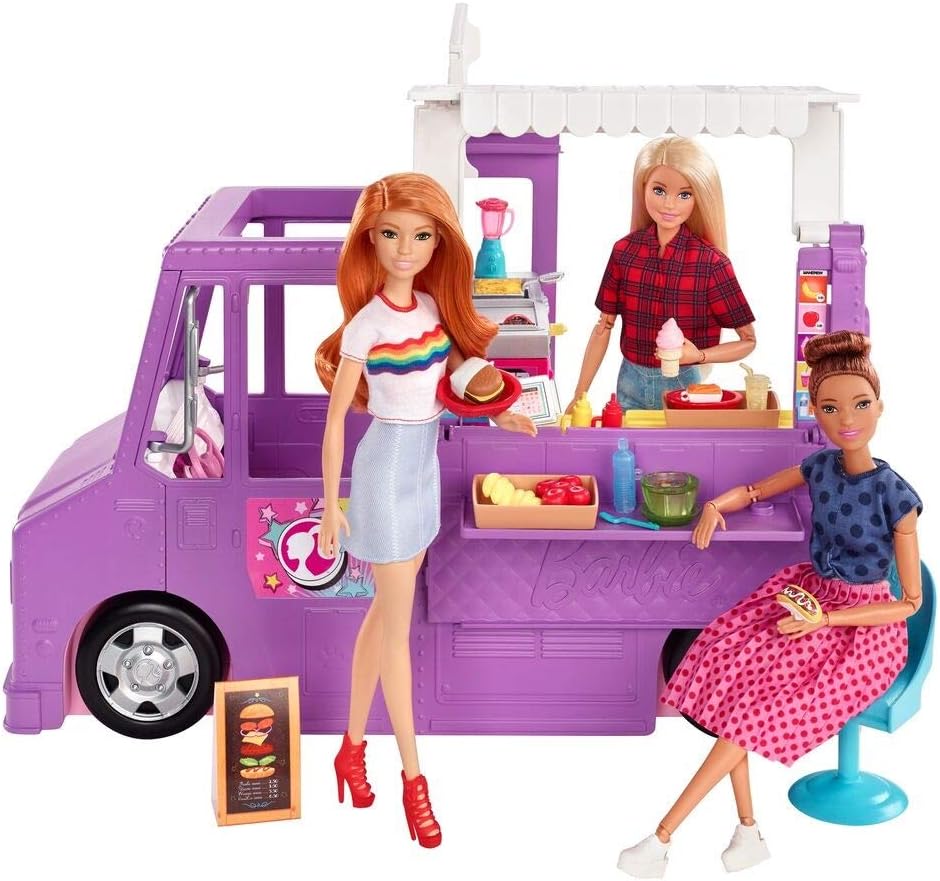 Mattel Barbie - Samochód z jedzeniem (GMW07)