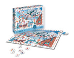 Puzzle 100 sztuk - Szukaj i znajdź - Sporty zimowe