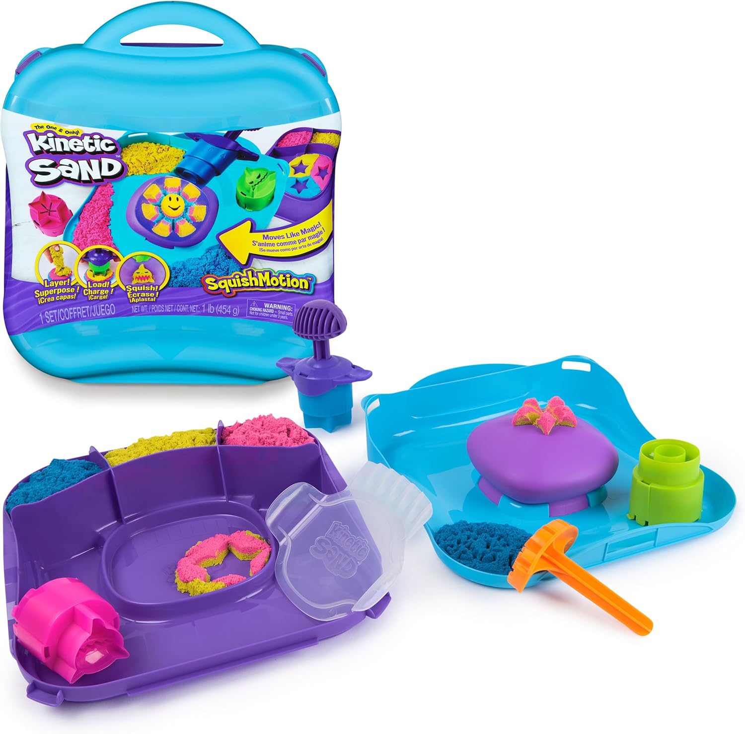 Spin Master Kinetic Sand: The One & Only - Zestaw Squishmotion (6069401)