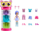 Mattel Polly Pocket - Szafa na ubrania modowe z motywem kotka (HKW07)