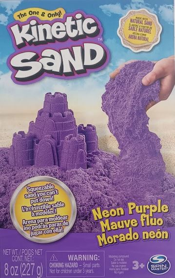 Kinetic Sand - Zestaw do piaskownicy - neonowy fiolet (20138722)