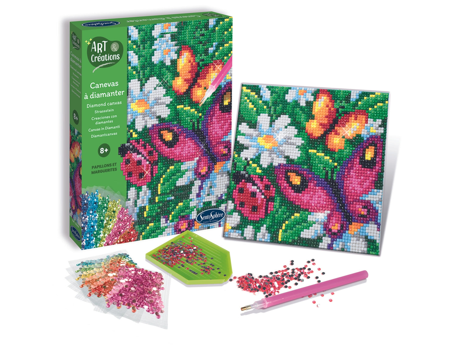 Art & Creations Canevas A Diamanter - Motyl
