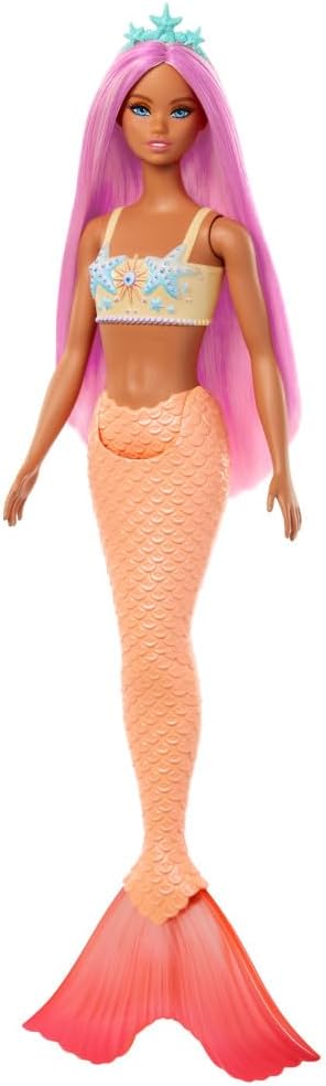 Mattel Barbie Dreamtopia: Różowa syrenka (HRR05)
