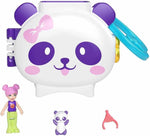 Mattel Polly Pocket Mini - Kompaktowy zestaw do zabawy z pandami (HRD38)