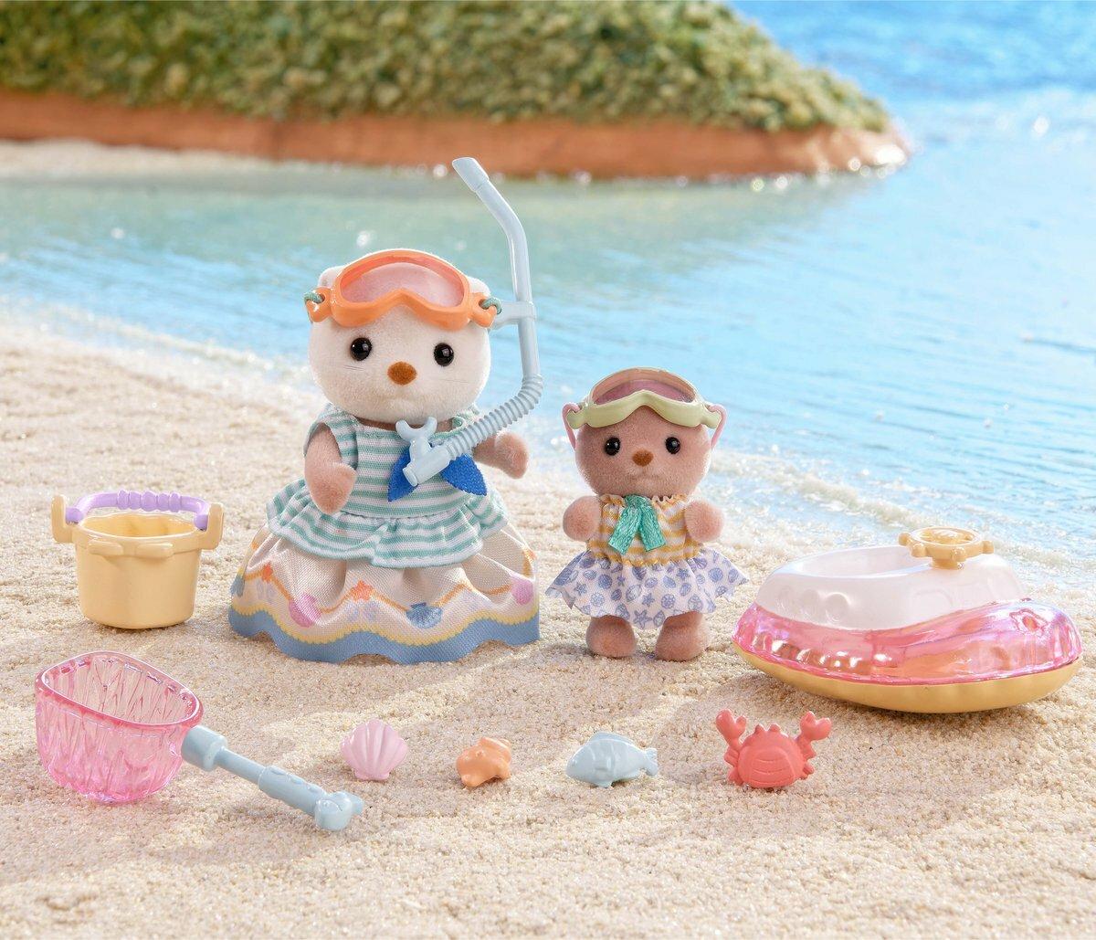Sylvanian Families - Morski vidri sestrici – Plavalni komplet 5804