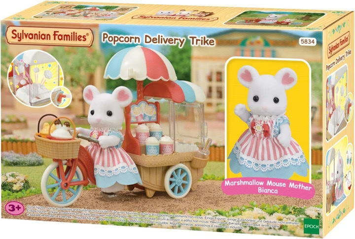 Sylvanian Families – Trójkołowiec do dostawy popcornu
