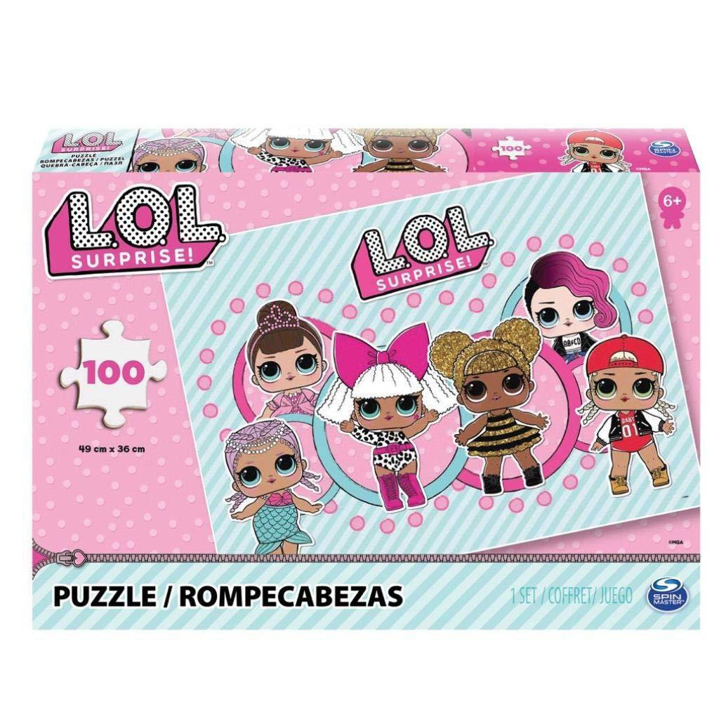 Spin Master L.O.L. Niespodzianka! - Puzzle z 6 lalkami (100 elementów) (20114663)