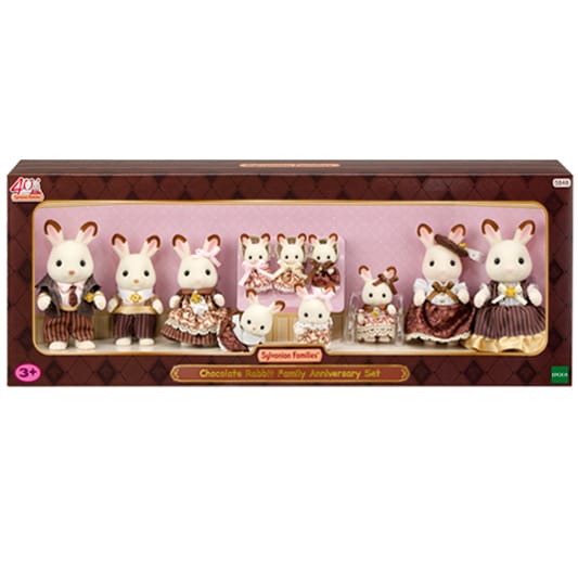 Sylvanian Families – Jubileuszowy zestaw Rodziny Czekoladowych Króliczków