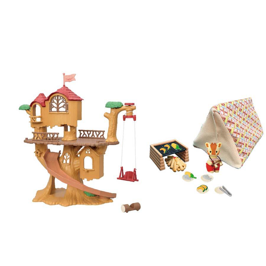 Sylvanian Families - Darilni komplet Pustolovska hiša na drevesu - Kamperska izdaja