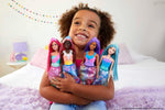 Mattel Barbie - Princesa z bujnimi lasmi vijolične barve (HGR17)