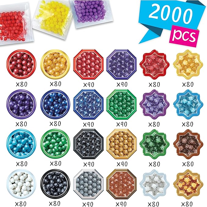 Aquabeads – Zestaw Błyszczących Koralików