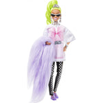 Mattel Barbie Extra - Neonski zeleni lasje (HDJ44)