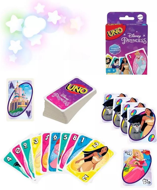 Mattel: UNO Disney Princess Gra karciana (GYY69)
