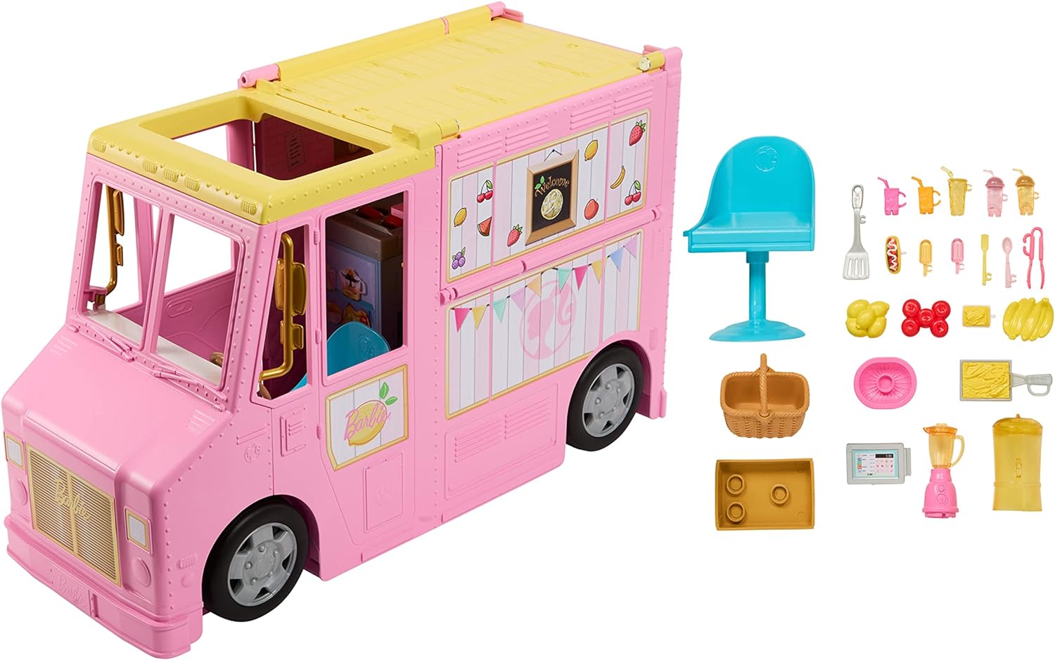 Mattel Barbie - Ciężarówka z lemoniadą (HPL71)