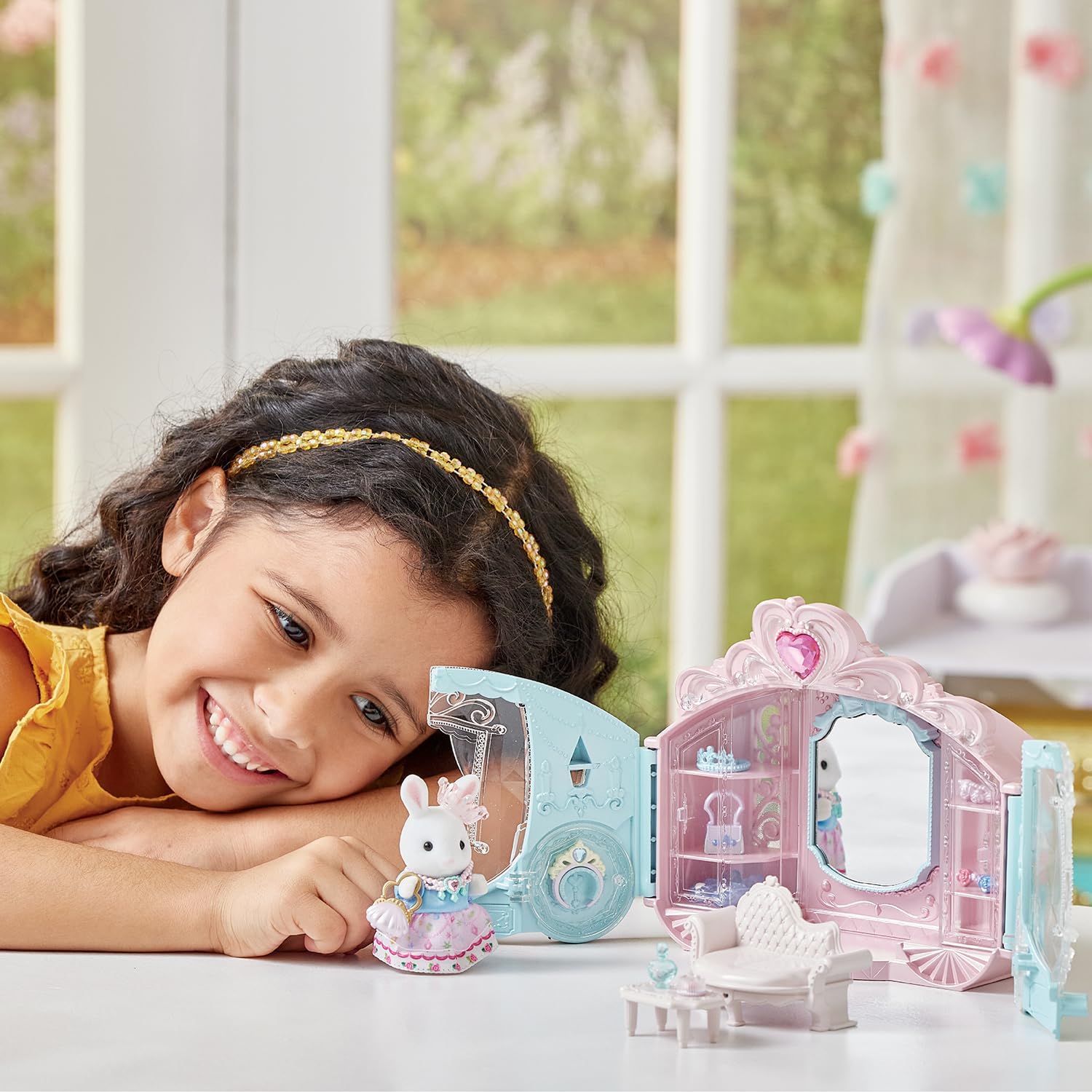Sylvanian Families - 5758 Soba za preoblačenje Stil & Iskrice - Igralni set za hišico